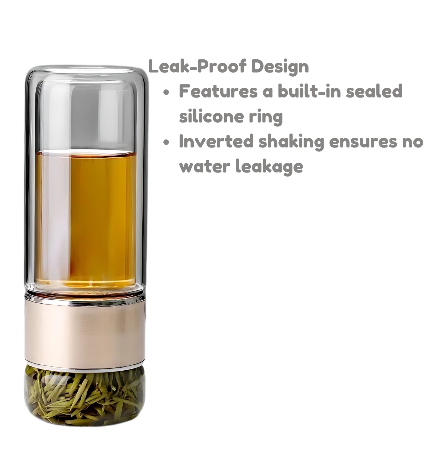 Infuseur portable en verre TeaFlow