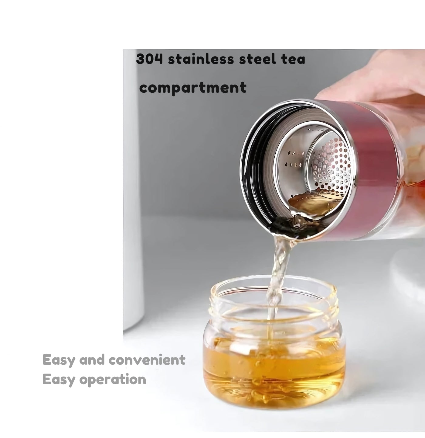 Infuseur portable en verre TeaFlow