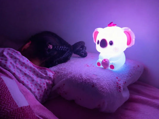 Voala Buddy kids night light with timer at bedtime