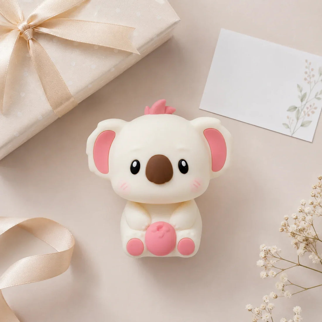 Voala Buddy kids night light presented as a Christmas gift