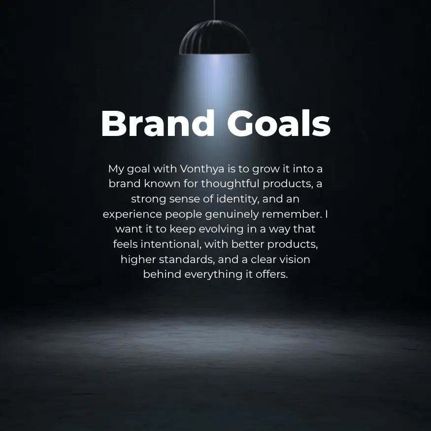 Vonthya brand goals and vision for premium modern essentials